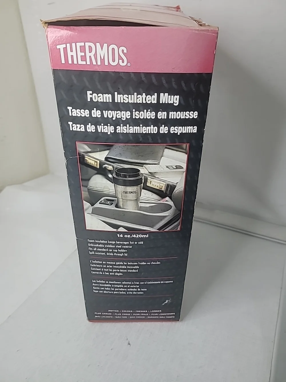 Thermos vacuum insulated